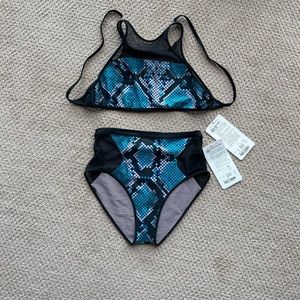 NWT* lululemon Salty Swim Racer Top & High Waist Bottom